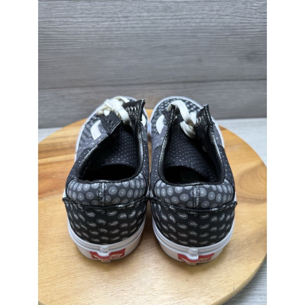 Vans Old Skool Black Gray White Patchwork Tie Pri… - image 5